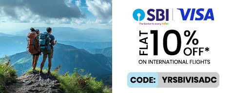 Flat 10% discount on International Flight Ticket Booking