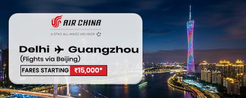 Flight Booking to Guangzhou starting at just ₹15000