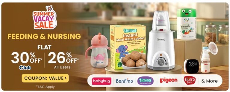 Get 30% OFF on Baby Feeding and Nursing Products