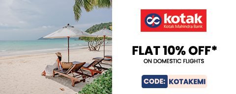 Get Flat 10% off on Domestic Flights Booking