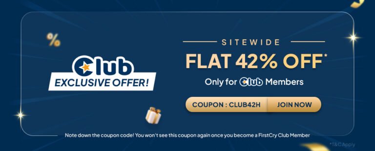 Get Flat 42% OFF on most products