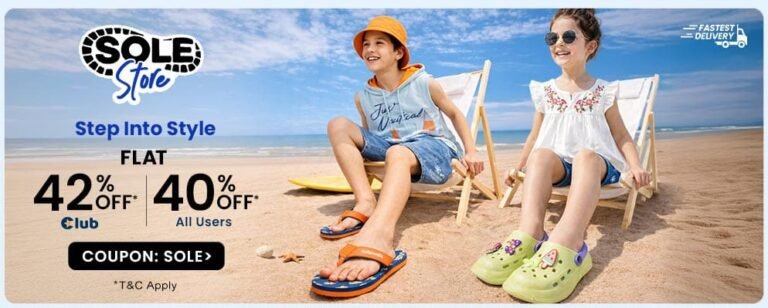 40% Discount on Footwear Collection