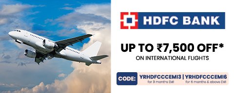 Get Flat ₹1000 OFF on International Flight Booking