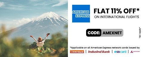 Get Flat 11% discount on International Flight Ticket Bokings